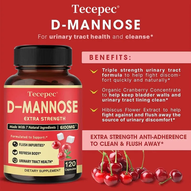 D-Mannose - Organic Cranberry Supplement To Support Urinary Tract and Bladder Health and Reduce Urinary Tract Infections — image 6