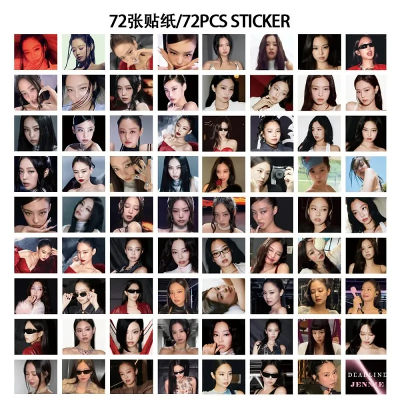 Spot Goods127Zhang FenmoBPSmall card stickerDEADLINE JENNIE Jin Zhini Card Stickers