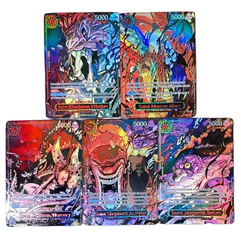 One Piece TCG OPCG English Character Card OP13 5 Siant Nusjuro Saturn Ju.Peter Warcury Mars Imu Deck Textured Foil Card