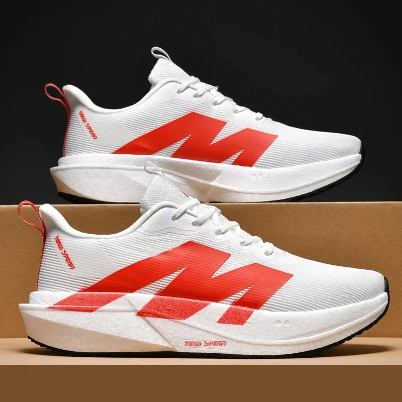 Men Marathon Running Shoes Carbon Board Speciality Sports Breathable Lightweight Women's Comfortable Athletic Sneakers Original