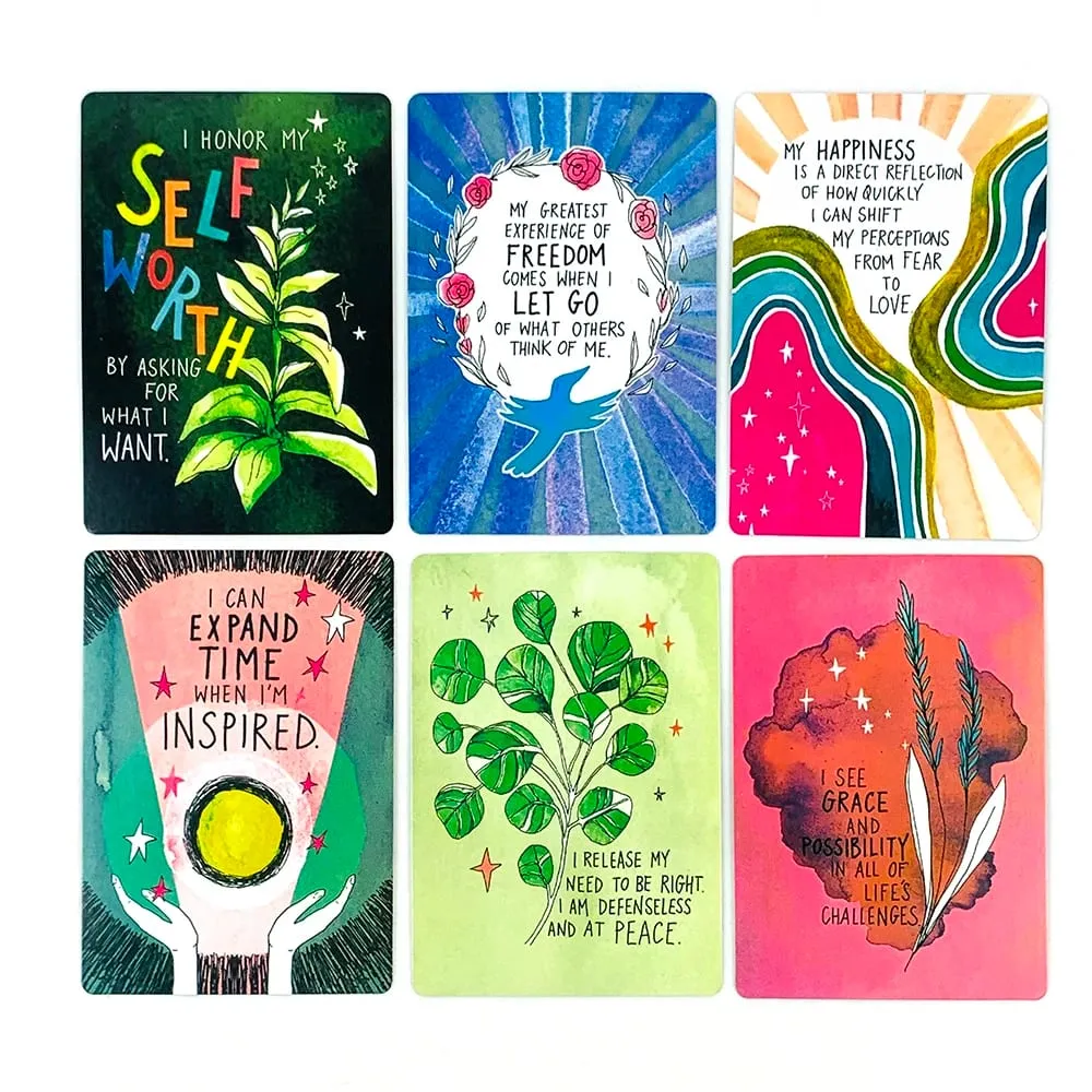 A 52pcs Oracle Cards Mental Healing Board Game For Beginners And Collectors Family Gathering Divination Playing Card Game