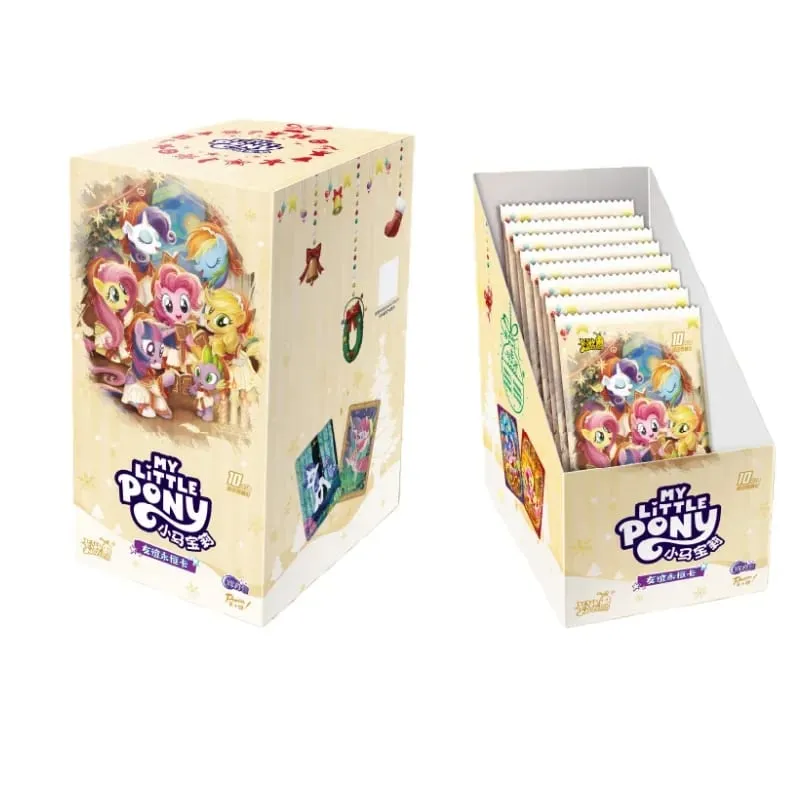 Authentic My Little Pony Friendship Forever Moon 12 11 10 Series Collectible Cards Fluttershy Anime Merchandise Gifts