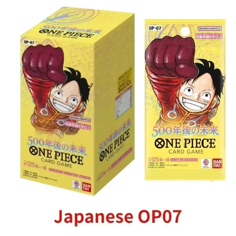 In Stock Bandai Genuine One Piece Card OPCG God Speed Fist Luffy Pirate Group Seven Japanese Sealed Card Collection Toys Gift