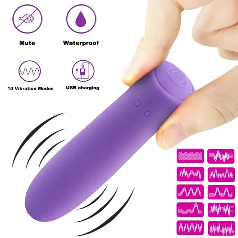 Wholesale Mini Bullet Vibrator for Women Sex Toys G-spot Clitori Stimulator Female Maturbator Vagina Vibration Adult Erotic Toys