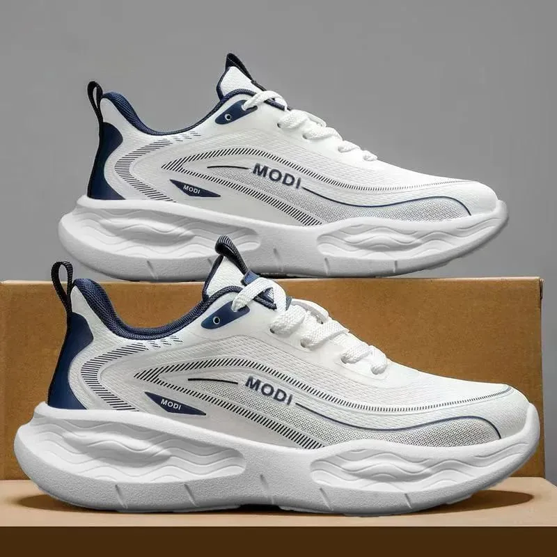 Casual Fashion Mens Sneakers Platform Increase Height Breathable Running Shoes Free Shipping Lightweight Non Leather Hiking
