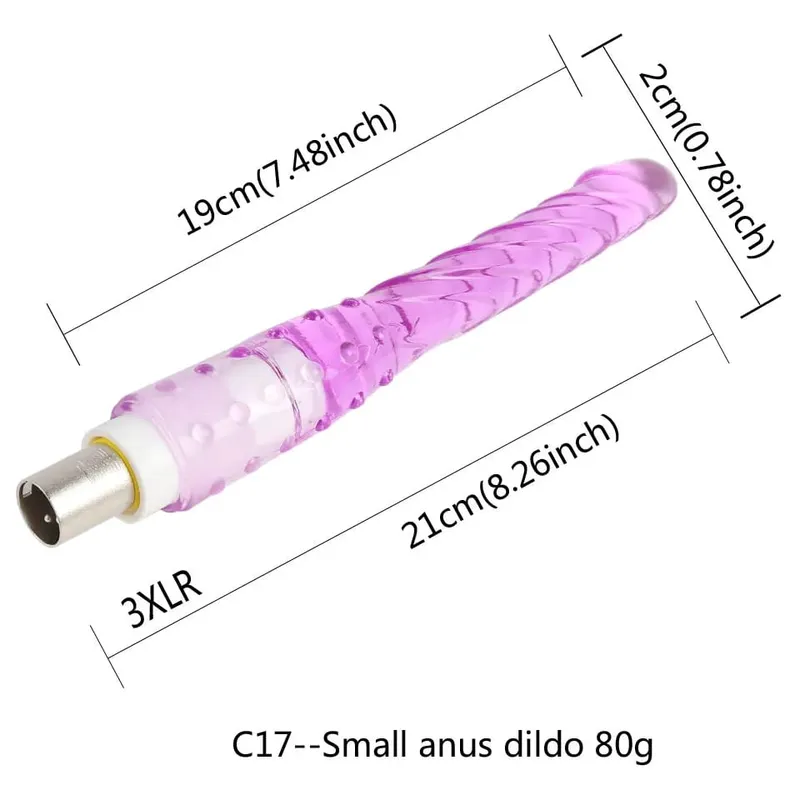 3XLR 3PRONG Attachment Dildo For Sex Machine Attachment Women and Men Sex Masturbation Love Machine Dildo Sex Toys