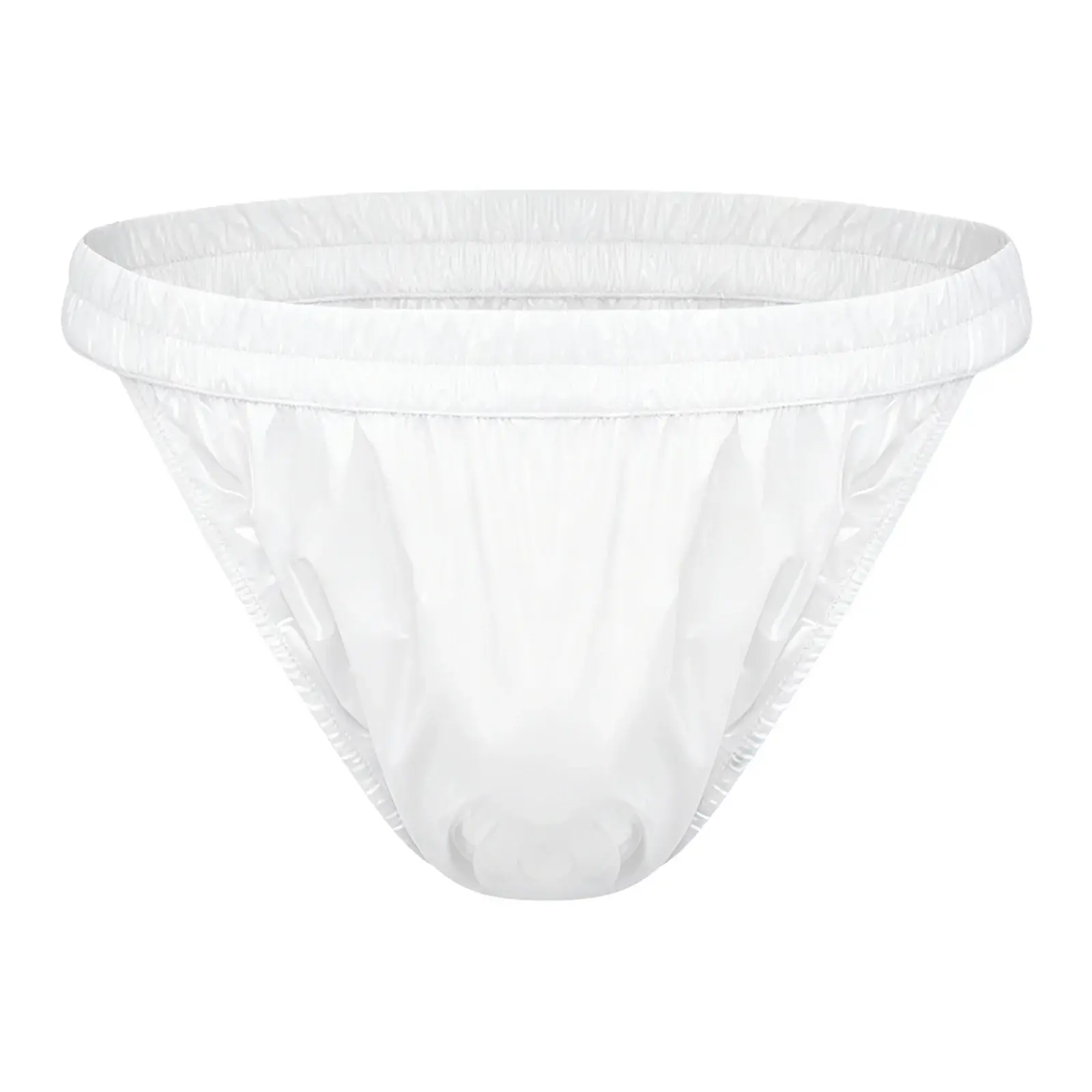 Mens Waterproof Swim Briefs Elastic Waistband Bikini Briefs Swim Bottoms Swimming Surfing Sunbathing Swimwear Bathing Suit