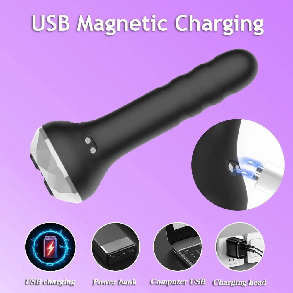 360° Rotating Anal Vibrator for Men Prostate Massager Butt Plug Anal Toy Adult Male Gay Masturbator Toy Sex Toys for Men & Women