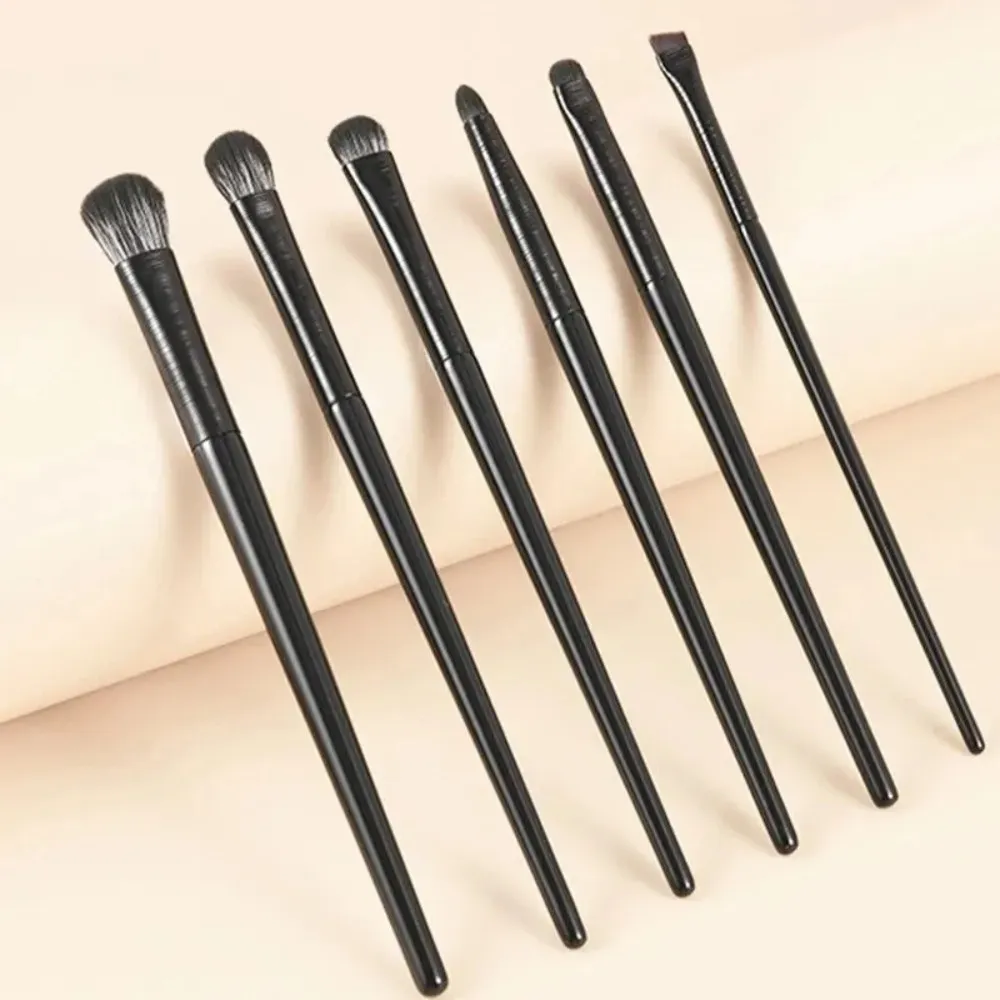 5/6pcs Convenient Multi-use Eyeshadow Brushes Soft with Plastic Handle Smudge Makeup Brushes Make Up Tools