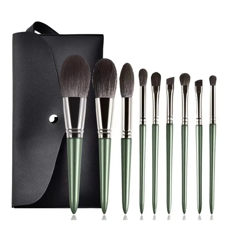 20/40Pcs Makeup Brushes and Sponges Set Brown Makeup Puff Beauty Egg Headband Wristband Remover Kit Makeup Tool Gift