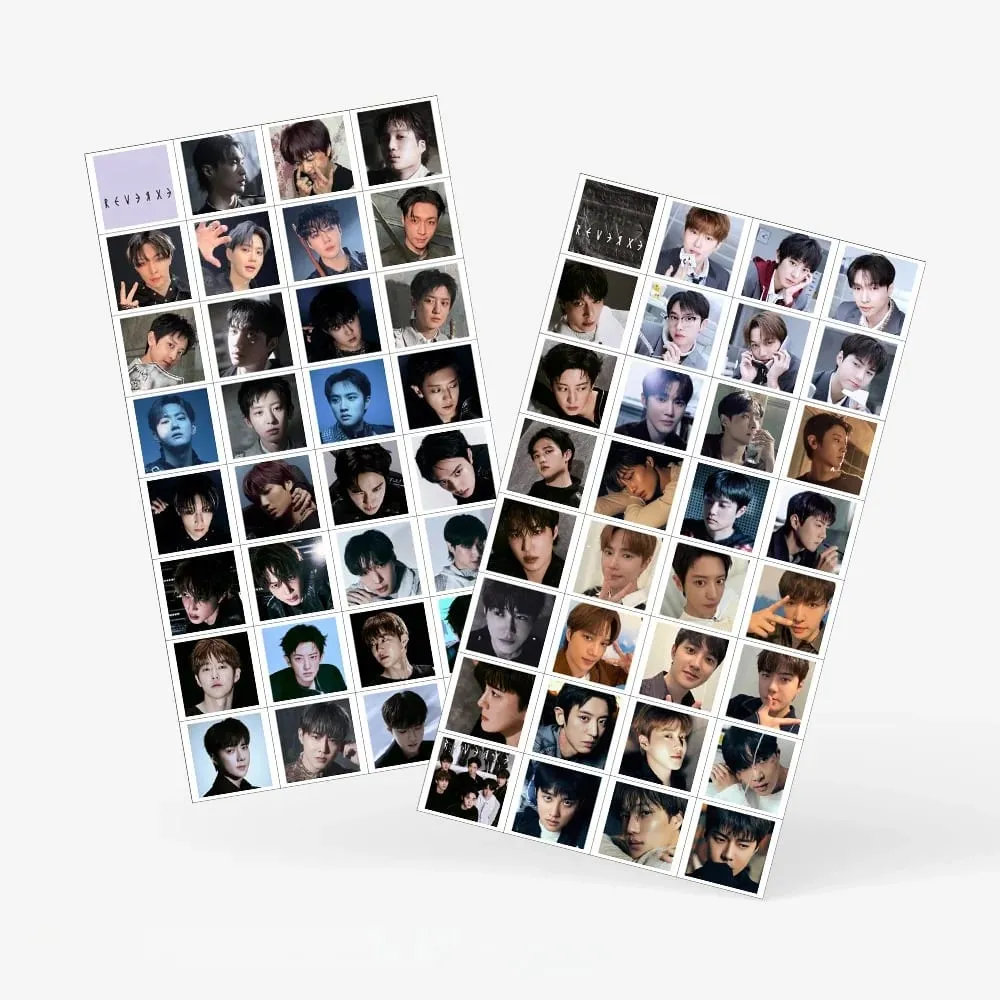 124/92Pcs EXHORIZON Photocards Stickers Album 2026 Boy Band Decorative HD Printd Collection card Merch Lomo Card Set Fans Gifts