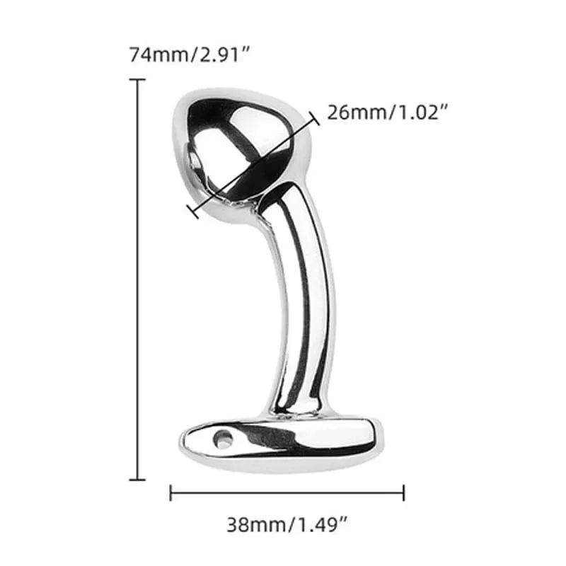 Perline anali in metallo di piccole dimensioni Butt Plug Mini Arcobaleno Butt plug in oro rosa Gioielli in cristallo Trainer Dildo anale Masturbazione Giocattolo del sesso