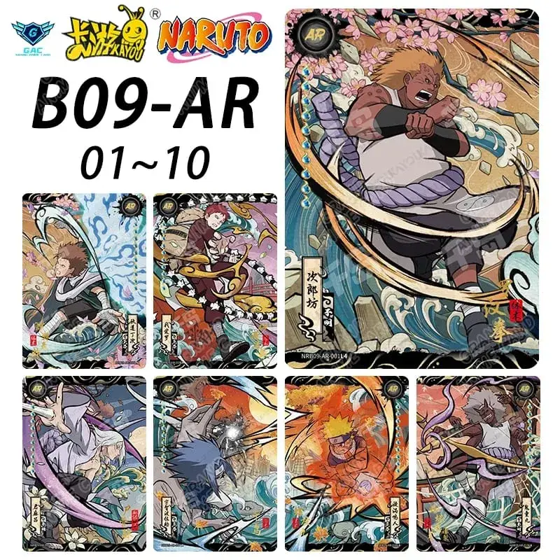 Kayou Naruto New T4W8 T2W9 Anime Rare Card Full Series ASP BP PU HR AR CR MR UR Complete Set Anime Collection Card Kids Toy Gift