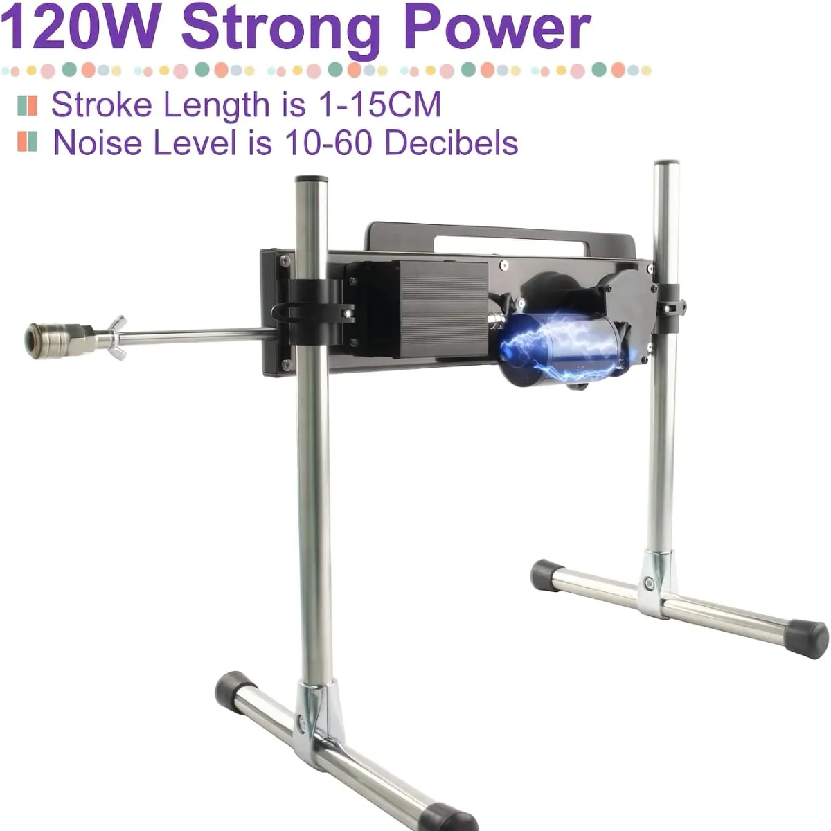 Dildo-120W Awtomatikong Dildo Machine 3-15cm Super Silent Masturbation Dildo Sex Machine Mga Pang-adultong Couple Sex Toy Babae Lalaki Sex Toy