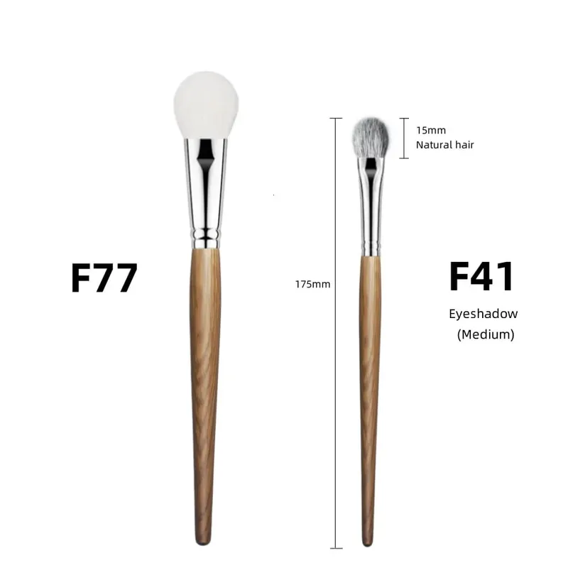 Natural Hair Blush Brush Face Highlighter Shadow Makeup Brushes Natural Goat Hairs Bronzer Pro Essential Cosmetic Tools