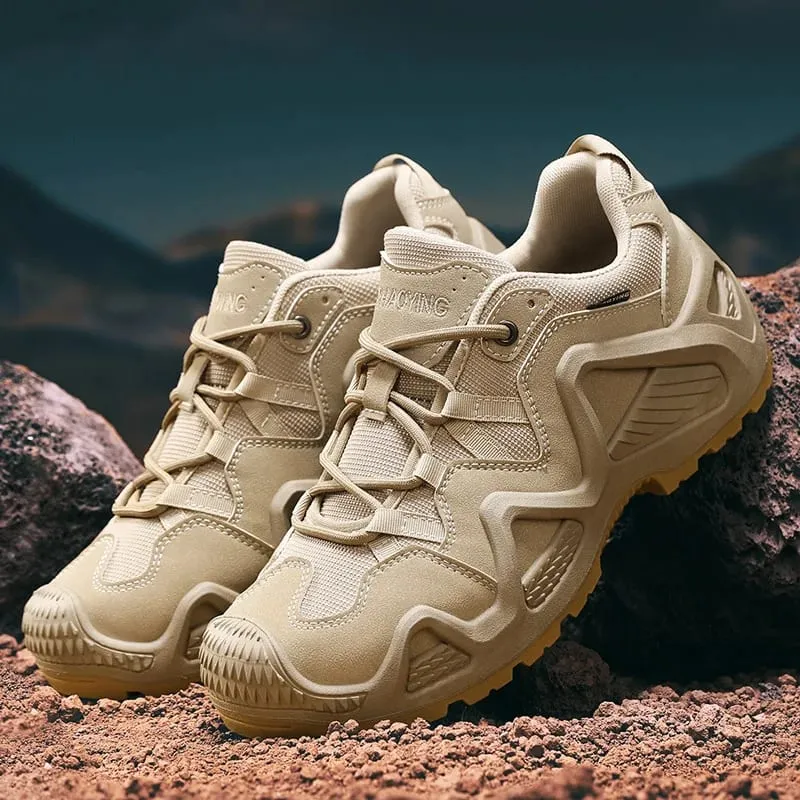 Outdoor Men's Hiking Shoes Non Slip Men Sneakers Lace Up High Top Casual Shoes Mesh Shoes for Men High Quality Zapatillas Hombre