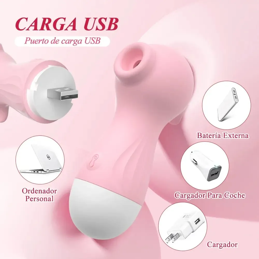 Powerful Vacuum Suction Sucking Vibrator for Women G Spot Clitoris Nipple Clit Stimulator Femlae Oral Licking Adult Sex Toys 18+