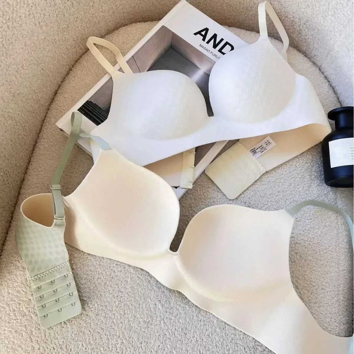 Seamless Comfortable Breathable Push Up Lingerie For Women Small Breast Gathering Show Big Anti-sagging Bra