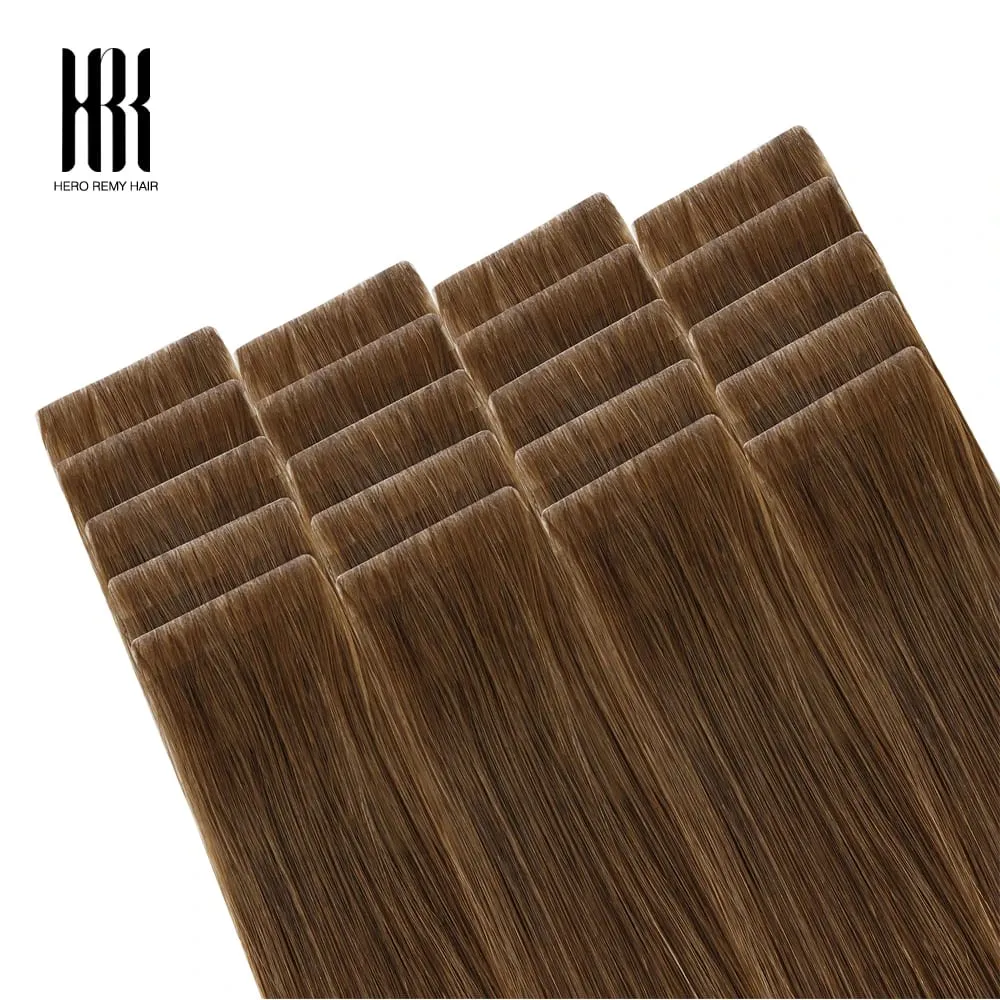Hero Remy Hair Injection Tape in Hair Extension Real Remy Human Hair Seamless High Quality Injected Hair Extension Skin Weft 2g