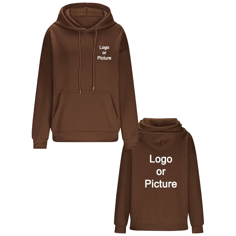 Sudaderas con capucha de gran tamaño para mujer, estampado personalizado, manga larga, holgada, con hombros caídos, jerséis, diseño artesanal