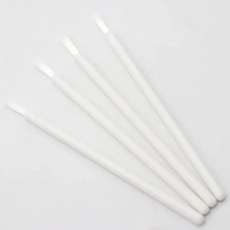 50Pcs Disposable Nylon Fiber Lip Brush Lipstick Wands Clean Applicator lip Gloss Brushes portable Cosmetic women Makeup Tools