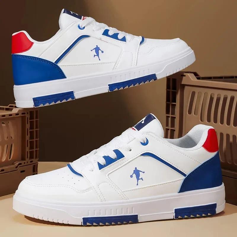 Fashion Forward Men's Casual Trainers - Clean Lines Contrasting Red Trim Must-Have for Sneakerheads & Style-Conscious Buyers