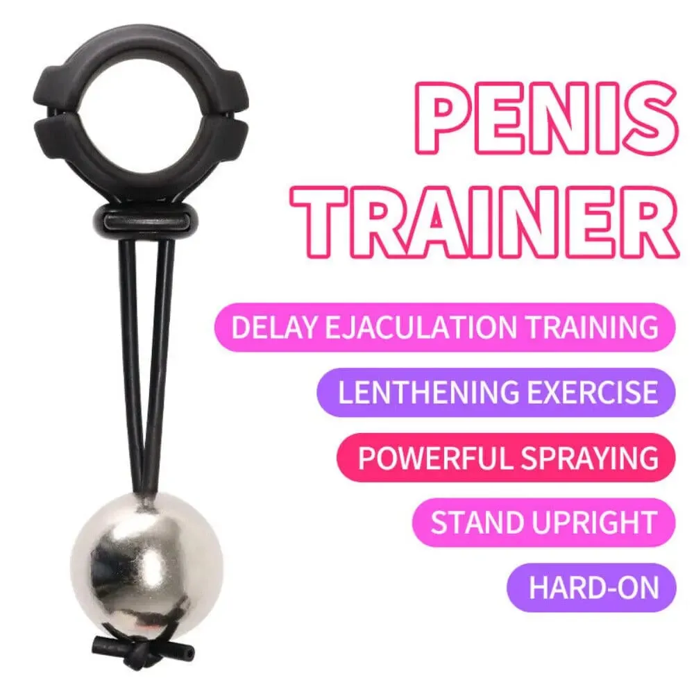 Male Penis Enlargement Exercise Ring Sex Anal Beads Masturbator Penis Strong Extender Semen Lock Ring Adult Sex Toys For Men 18+