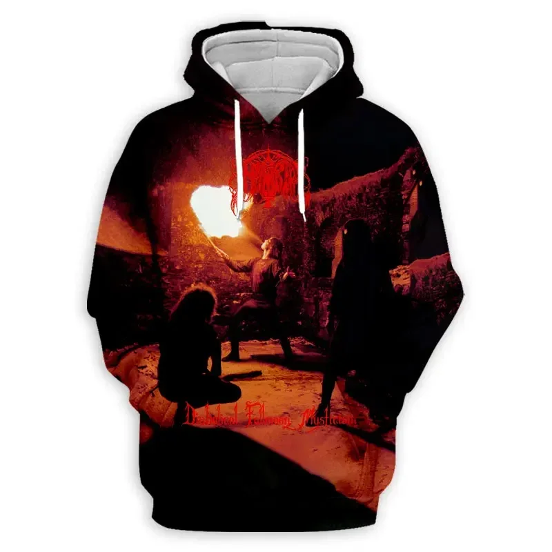 Black Metal Rock Immortal 3D Print Hoodies Men Women Fashion Casual Sweatshirts Oversized Hoodie Pullovers Tracksuit Clothing