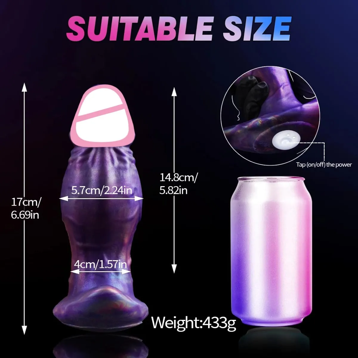 Dildo Silikon Palam Punggung Boleh Dipakai Realistik dengan Alat Kawalan Jauh 10 Frekuensi Getaran Prostat Tukang Urut Dubur Palam Mainan Seks Dewasa — image 6