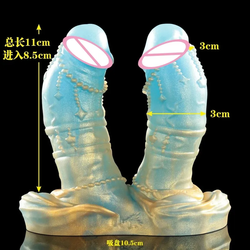 12 Zodiac Signs Series Alien-shaped Penis Realistic Dildo Vaginal Anal G-spot Stimulator with Suction Cup Orgasm Adult Sex Toys
