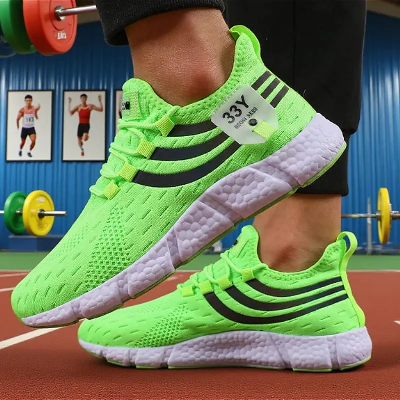 Heren Mesh Sneakers Lichtgewicht Comfortabele Zachte Ademende Loopschoenen Atletische Jogging Tenis Multi Gekleurde Wandelschoenen Heren