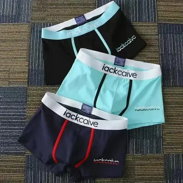 3Pcs Seluar Dalam Lelaki Kapas Seluar Dalam Lelaki Petinju Lelaki Bernafas Boxer Seluar Dalam Bercetak Seluar Dalam Selesa Seluar Dalam Lelaki M-3XL
