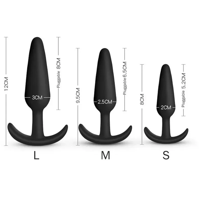Soft Silicone Dildo Anal Plugs Anal Dilator Prostate Massager Vaginal Stimulator Adult Sex Toys For Men Women Gay Anal Trainer