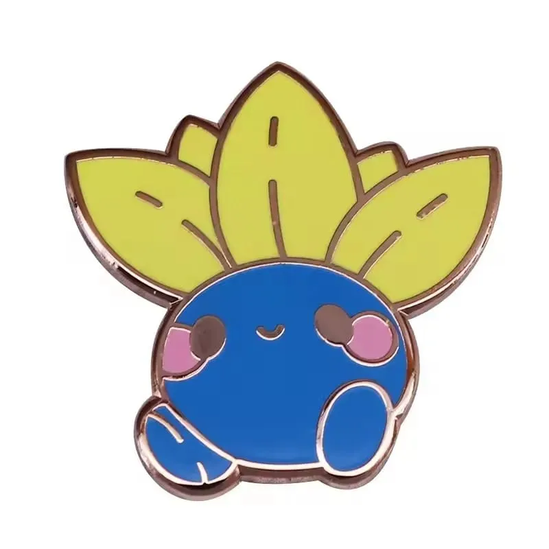 Pokemon Bulbasaur Enamel Pin for Backpacks Lapel Pins Brooch for Clothes Metal Badges Accessories Jewelry Friends Gifts