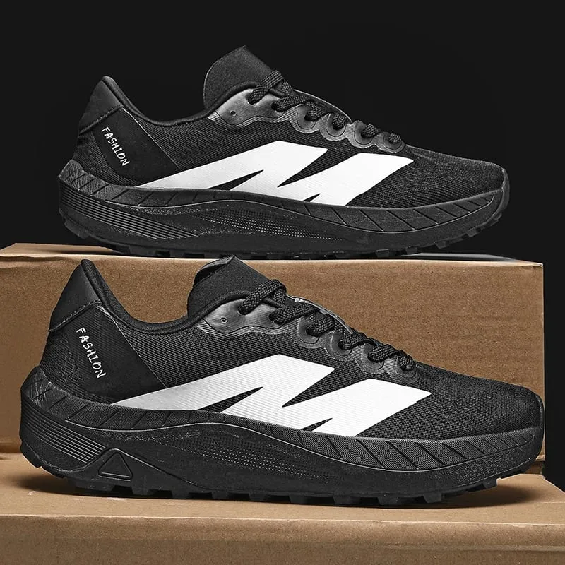 Men Outdoor Trail Running Shoes Breathable Wide toe Sneakers Non‑Slip Woman Casual Sports Shoes Trekking Off‑Road Jogging Shoes