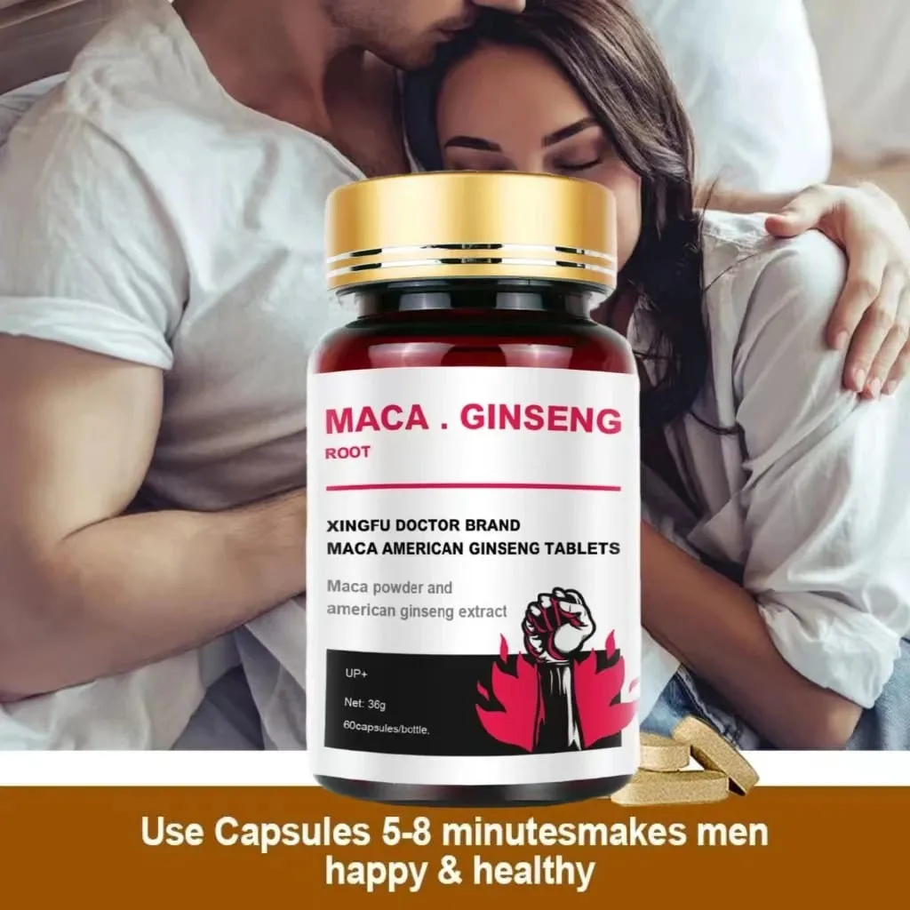 Meilleur supplément de maca noire pour hommes - Supplément de ginseng pour la santé, l'énergie et l'endurance de la masse musculaire