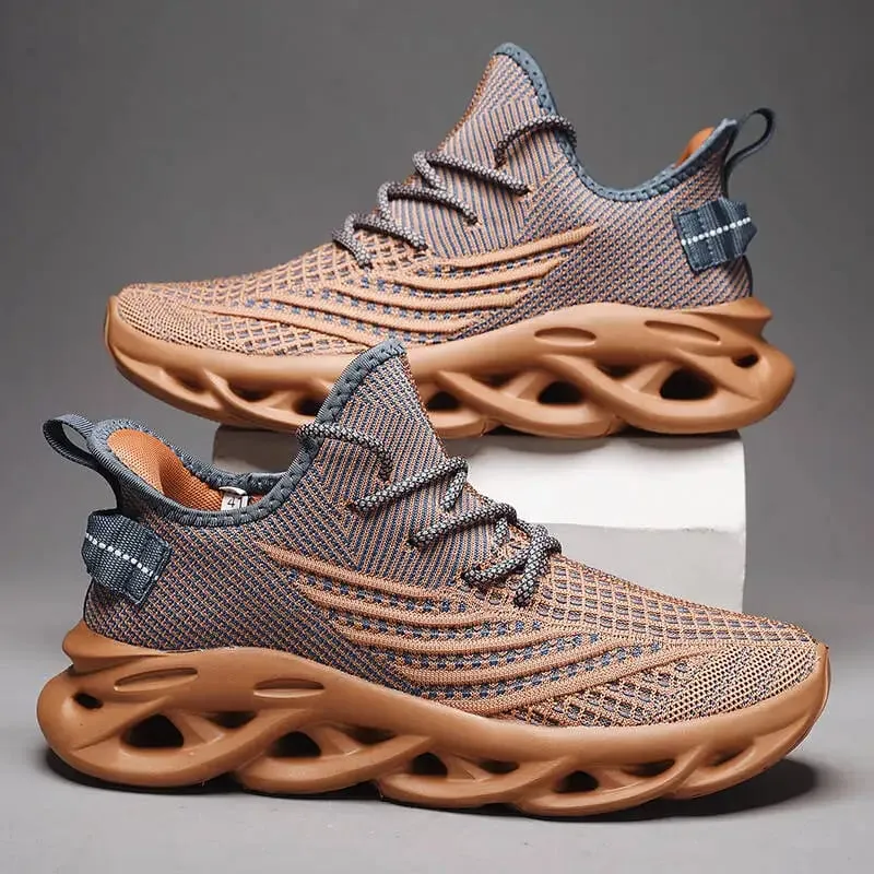 Sneakers Men Shoes Lightweight Male Shoes High Quality Men Mens Non-slip Shoes Mesh Breathable Soft Soled Shoe Non-slip 35-47