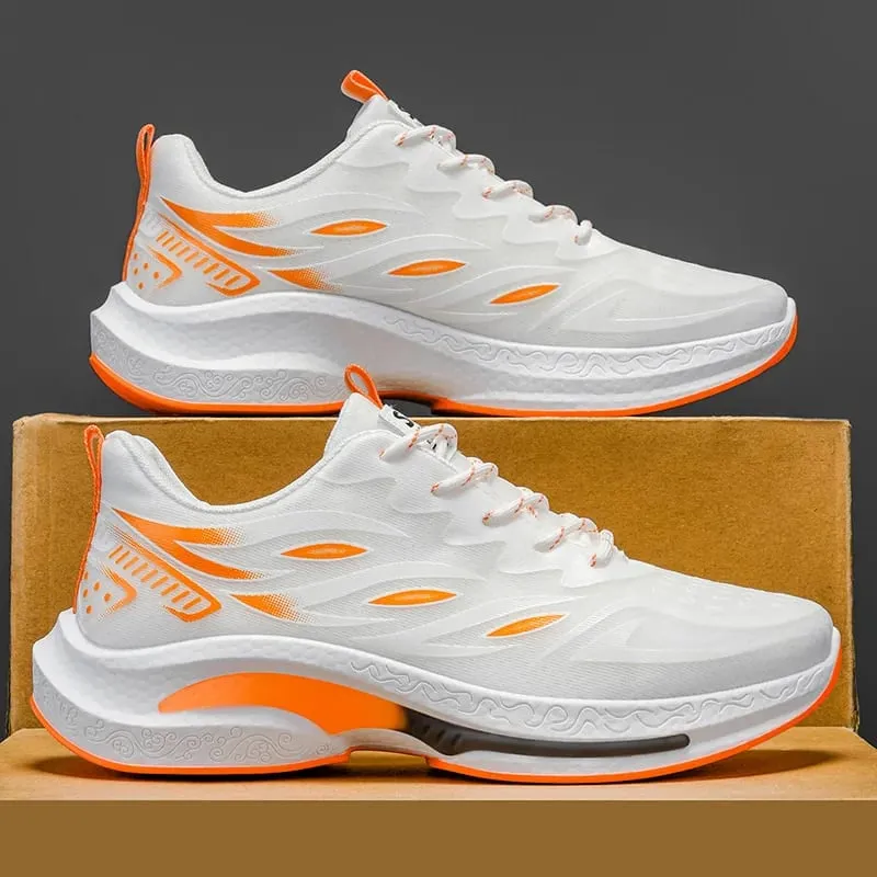 New Men's Mesh Breathable Casual Sneakers Soft Sole Non Slip Comfortable Outdoor Running Shoes Lightweight Men's Sports Shoes