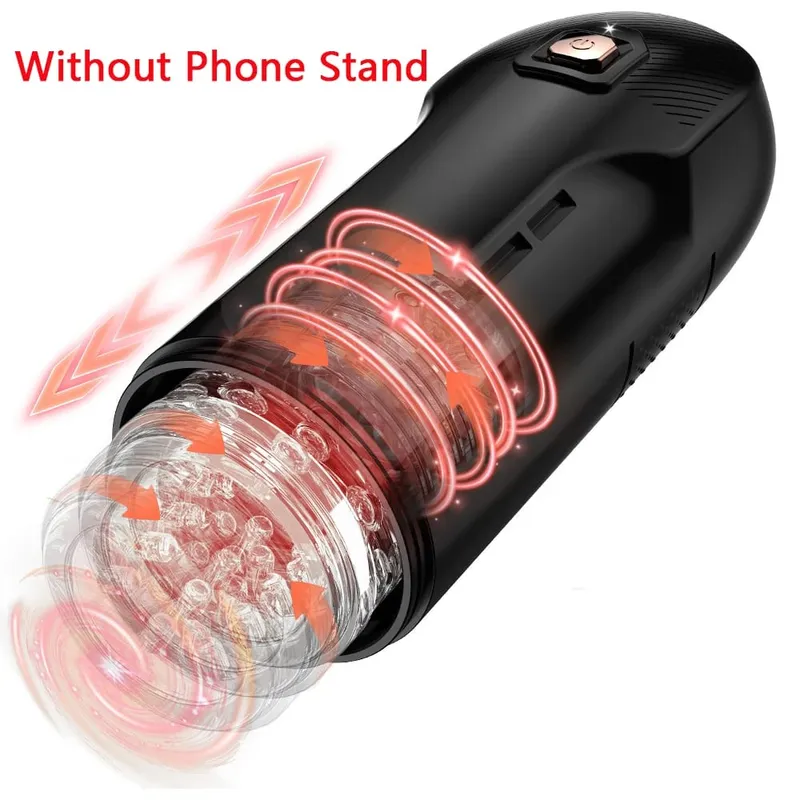 Automatic Male Masturbator Telescopic Rotation Masturbation with Suction Cup for Men Simulation Blowjob Piston Sex Toy for Men