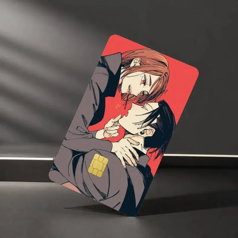 GetoShoko S-Suguru Geto S-Shoko Ieiri Sticker Film Tape Skin for Credit Card Debit Card Waterproof Stickers