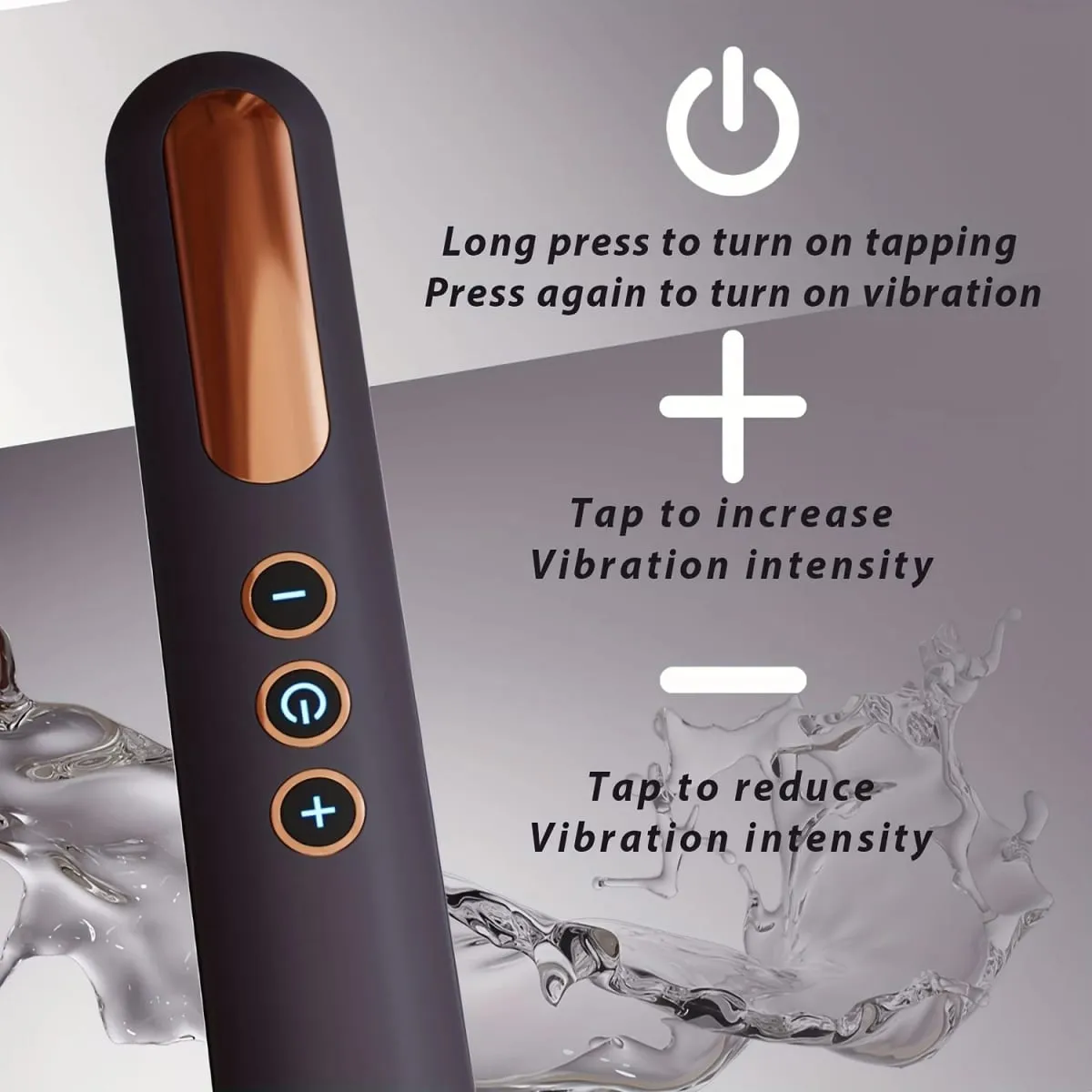 10 ความเร็วที่มีประสิทธิภาพไร้สายแบบใช้มือถือ Magic Wand Vibrator สำหรับผู้หญิง Big Vibrator เครื่องนวดสำหรับ G Spot Clitoris Stimulator Sex Toy