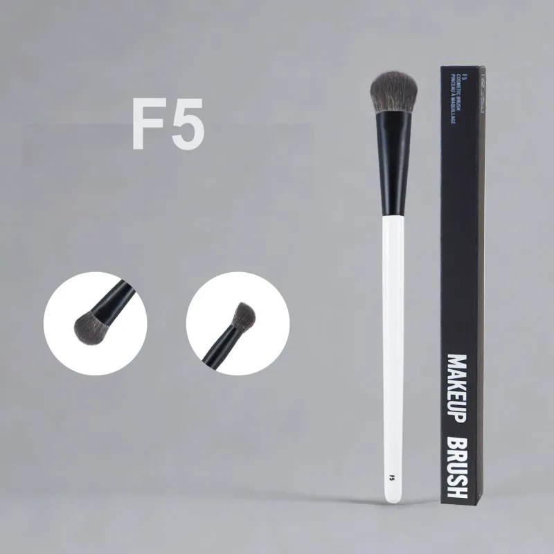 Dual Ended F4 Powder F1 Blush Contour F2 Makeup Brushes with Box Soft Mario Foundation Brush Professional Face Cosmetic Tool