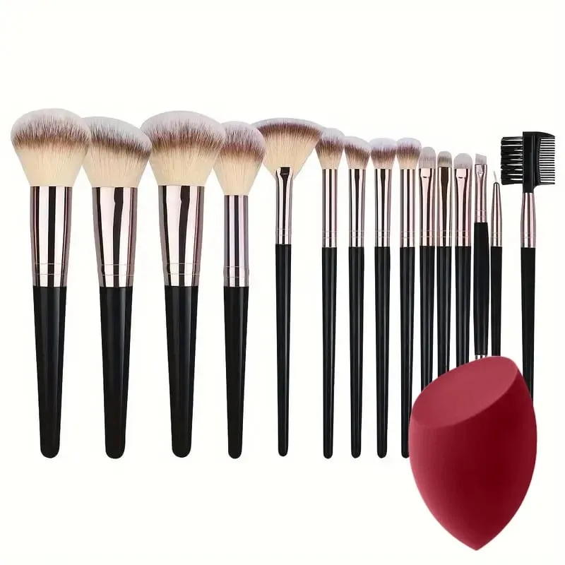 Professional 3-20PCS Makeup Brushes Set Soft Fluffy Foundation Eyeshadow Concealer Blending Kabuki Women Beauty Tool — image 17