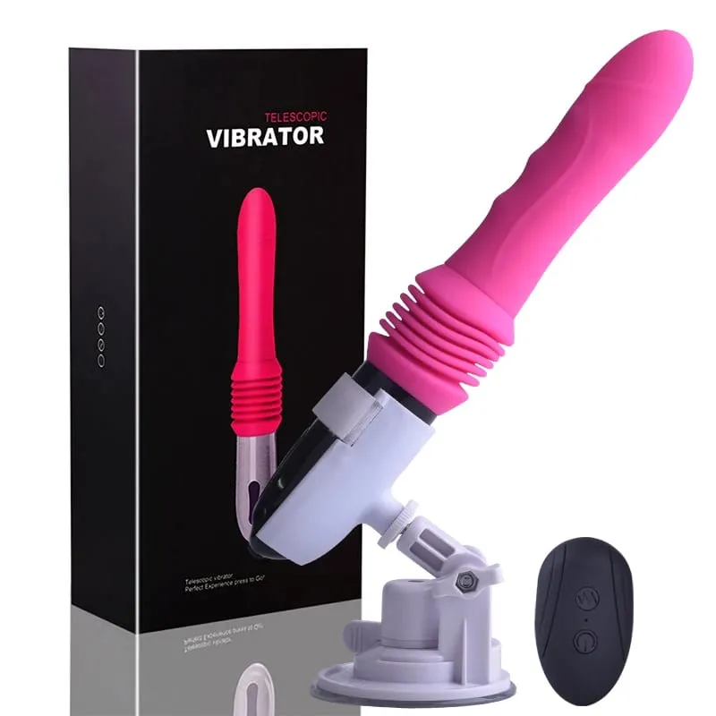 Remote Control Big Dildo Vibrators Telescopic Automatic Sex Machine Adult Sex Products with Suction Cup Erotic Sex Toy For Woman