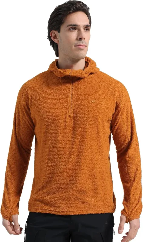 Pioneer Camp Men's Hoodies Outdoor Professional Grade Fleece Warmth Sweatshirt Zip PrimaLoft Active Evolve For Camping Hiking