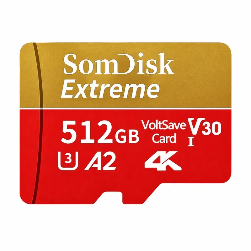 Durable Micro TF/SD Card 64GB 128GB 256GB 512GB Fast Transfer SD Memory Card USB Flash Memory Card for Mobile Phones/PC/Laptop