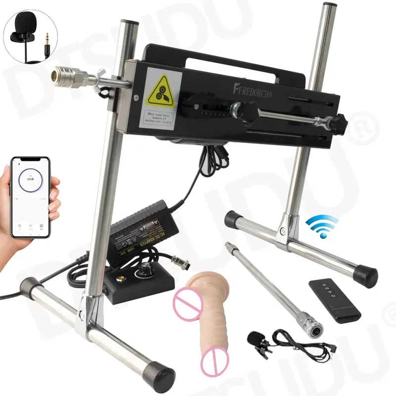 Dildo-120W Awtomatikong Dildo Machine 3-15cm Super Silent Masturbation Dildo Sex Machine Mga Pang-adultong Couple Sex Toy Babae Lalaki Sex Toy