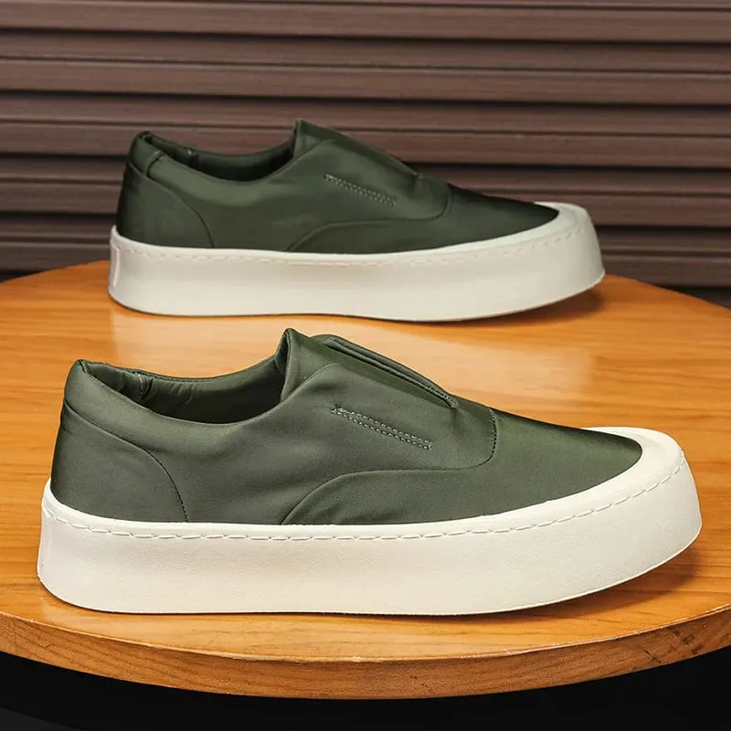 2026 Men's Canvas Casual Loafers Breathable Daily Sneakers Lightweight Comfortable Flat Footwear Free Shipping
