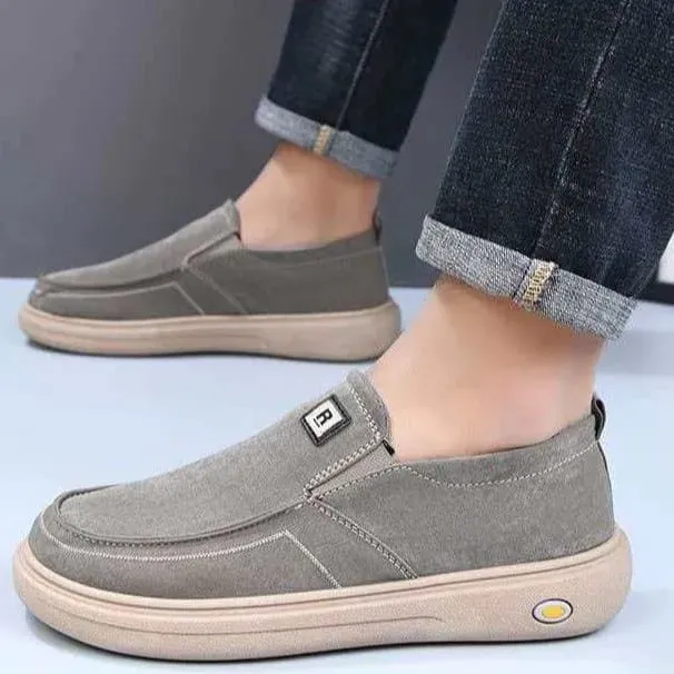 Breathable Men's Casual Shoes Spring Summer Dad Sneakers Low Cut Comfortable Wearable for Middle-Aged And Elderly Padded Footbed