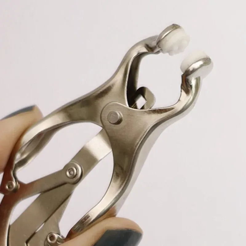 Metal Nipple Clamps with Chain Breast Stimulator Fetishism Erotic Sex Toy For Couple Men and Women